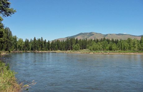 The Bitterroot River near Florence, Montana
