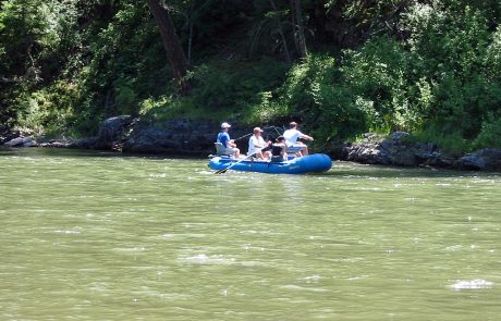 Fishing the Blackfoot River in the Blackfoot River Corridor