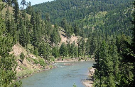 The Blackfoot River in Montana, near Whitaker Bridge