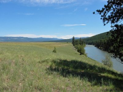 Blackfoot River near Corrick River Bend Fishing Access Site