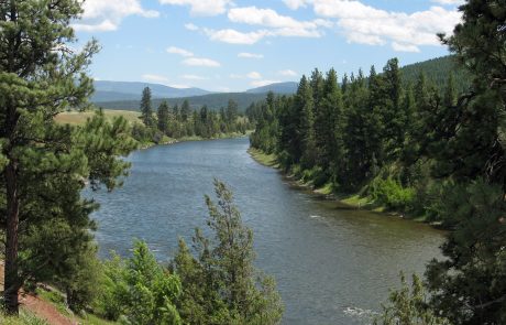 Blackfoot River near Corrick River Bend Fishing Access Site