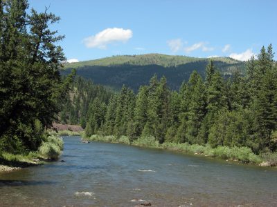 Blackfoot River in the Blackfoot River Corridor