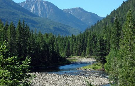 Boulder River and Mountains