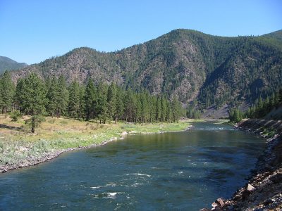 Lower Clark Fork Beneath St. Regis, Montana