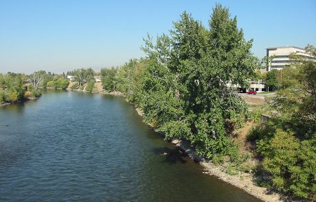 Clark Fork as it Passes Through Missoula, Montana