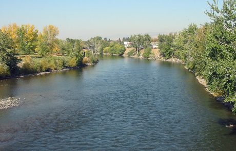 Clark Fork as it Passes Through Missoula, Montana