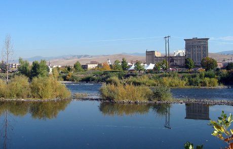 Clark Fork as it Passes Through Missoula, Montana