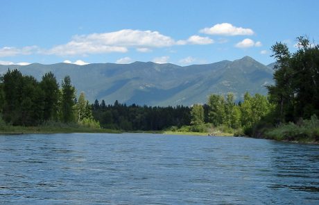 The Flathead River in Northwest Montana