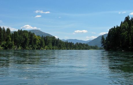 The Flathead River in Northwest Montana