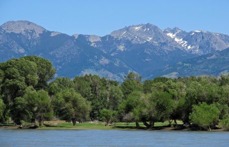 Yellowstone River in the Paradise Valley of Montana