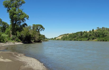 Yellowstone River in the Paradise Valley of Montana