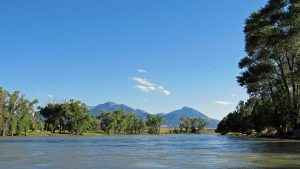 Yellowstone River in the Paradise Valley of Montana