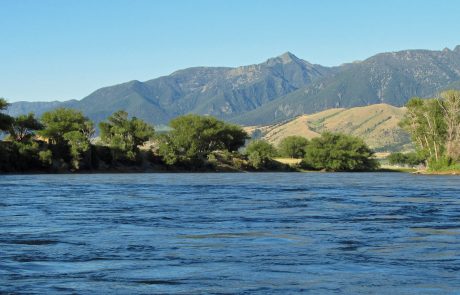 Yellowstone River in the Paradise Valley of Montana