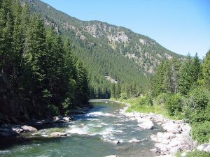 Whitewater on the Gallatin River in Montana