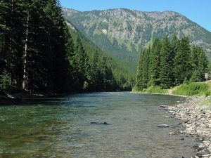 Gallatin River in Southern Montana