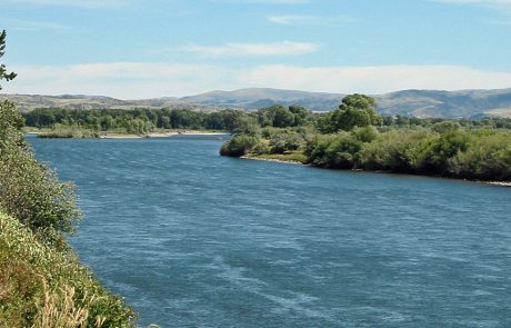 Yellowstone River downstream from Livingston, Montana