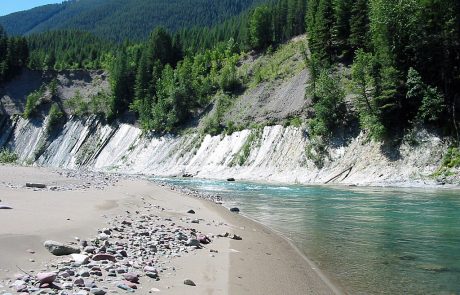 Beach on the Middle Fork Flathead River