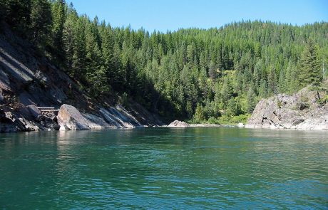 Deep Pools along the North Fork Flathead River in Montana