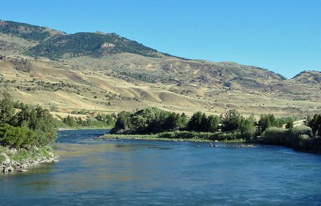 Yellowstone River in the Paradise Valley of Montana