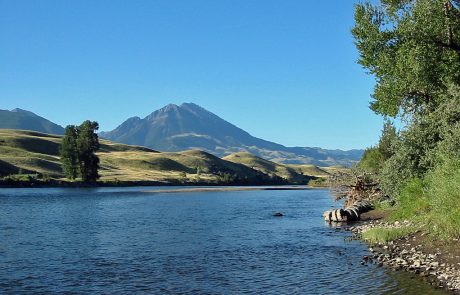 Yellowstone River in the Paradise Valley of Montana