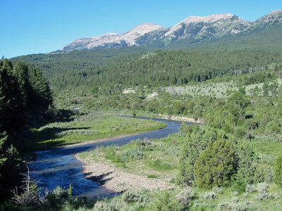 The Upper Ruby River & the Snowcrest Mountain Range