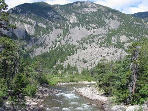 Rocks and Rapids on the Stillwater River in Montana