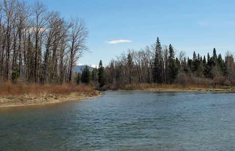 The Swan River in Northwest Montana