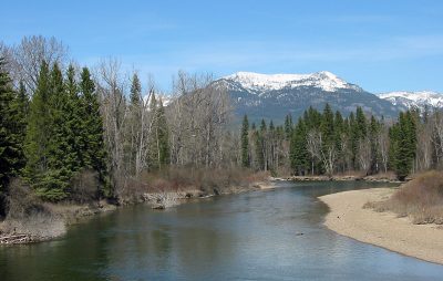 The Swan River in Northwest Montana