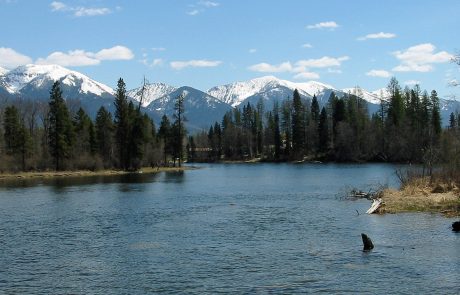 The Swan River in Northwest Montana