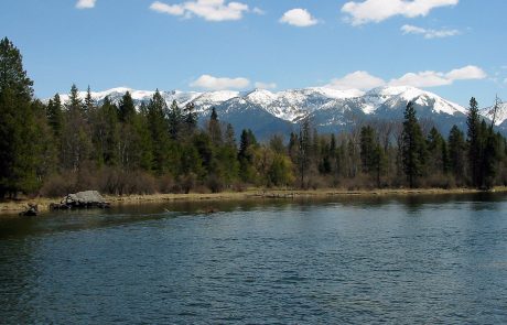 The Swan River in Northwest Montana