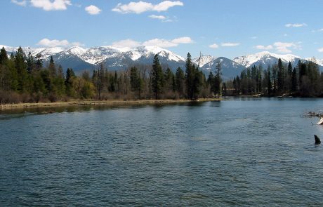The Swan River in Northwest Montana