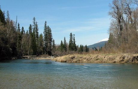 The Swan River in Northwest Montana