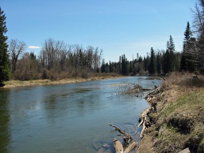 The Swan River in Northwest Montana