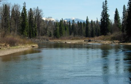 The Swan River in Northwest Montana