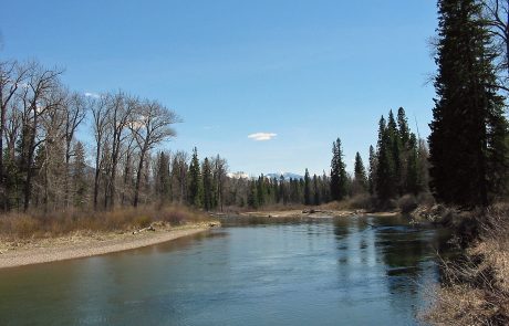 The Swan River in Northwest Montana