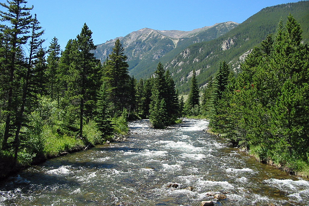 West Rosebud Creek in Montana