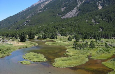 Slower Water on West Rosebud Creek in Montana