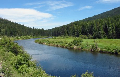 Yaak River in Northwest Montana