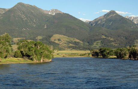 Scenic Views from Mallard's Rest Fishing Access Site in Montana