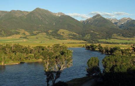 Scenic Views from Mallard's Rest Fishing Access Site in Montana