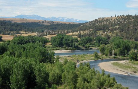 Yellowstone River near Columbus, Montana