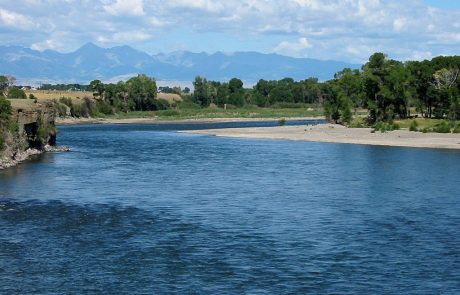 Yellowstone River near Columbus, Montana