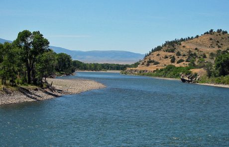 Yellowstone River near Columbus, Montana