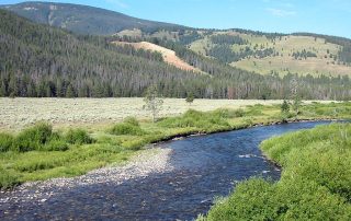 Gallatin River in Yellowstone National Park