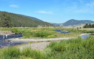 Gallatin River in Yellowstone National Park