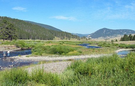 Gallatin River in Yellowstone National Park